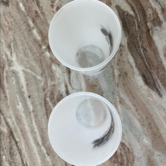 Hazel Atlas Highball frosted glasses - Picture 4 of 6